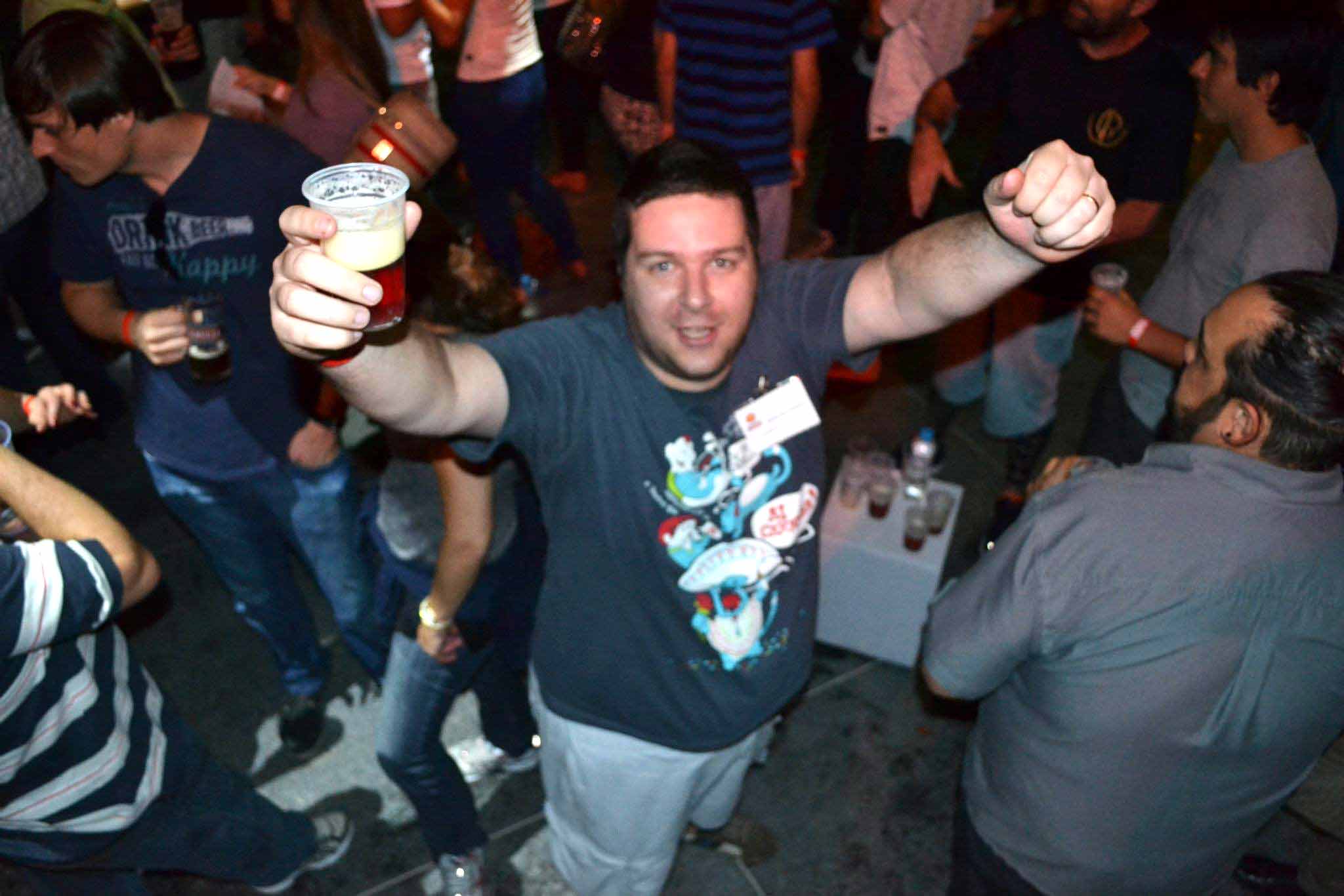 Amilcar Parada em 2011, venceu concurso de cervejeiro caseiro.