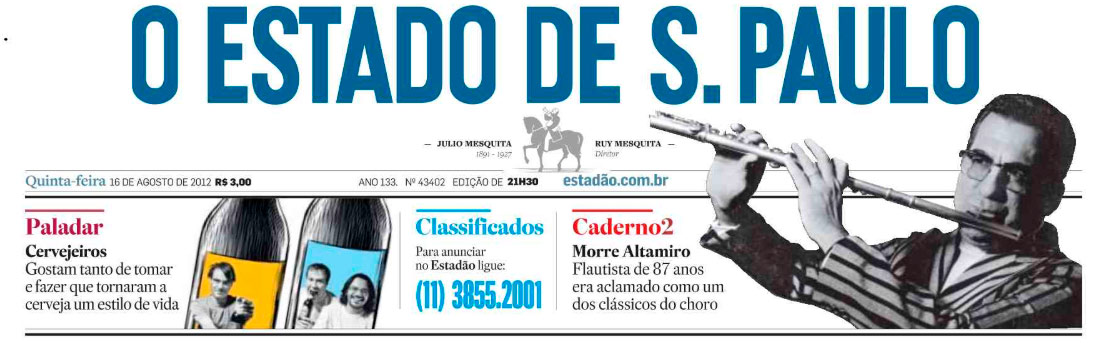 Capa do Estadão Sobre Cervejeiro Caseiro