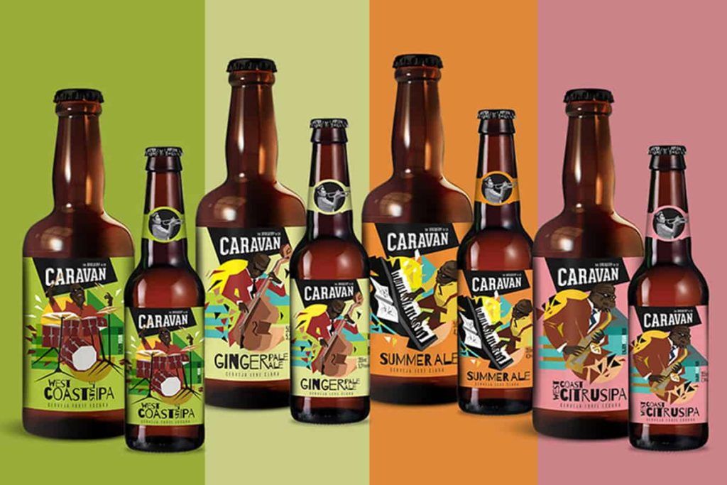 Caravan - rótulos renovados